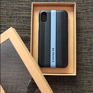 Coach Leather IPhone X/XS Phone Case